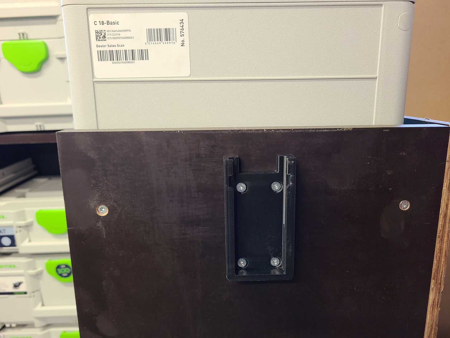 Accuhouder voor Festool 18V accu's