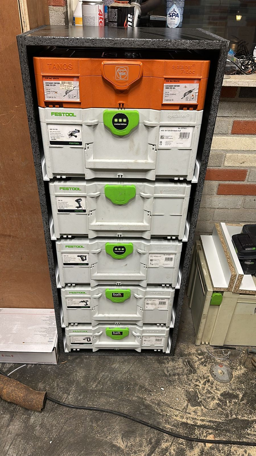 Rail voor Festool Systainer³ per set