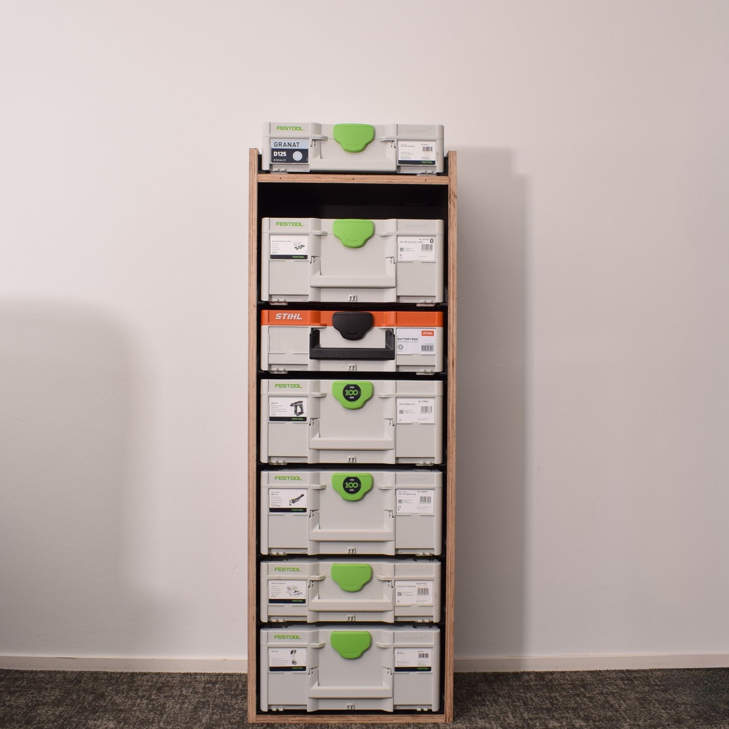 Bedrijfswagenkast geschikt voor Systainers