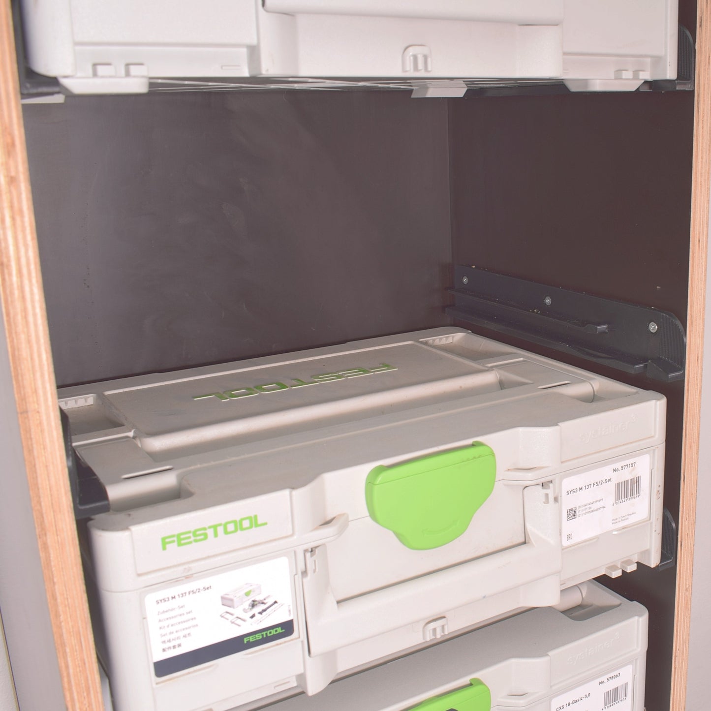 Rails geschikt voor Festool Systainer³