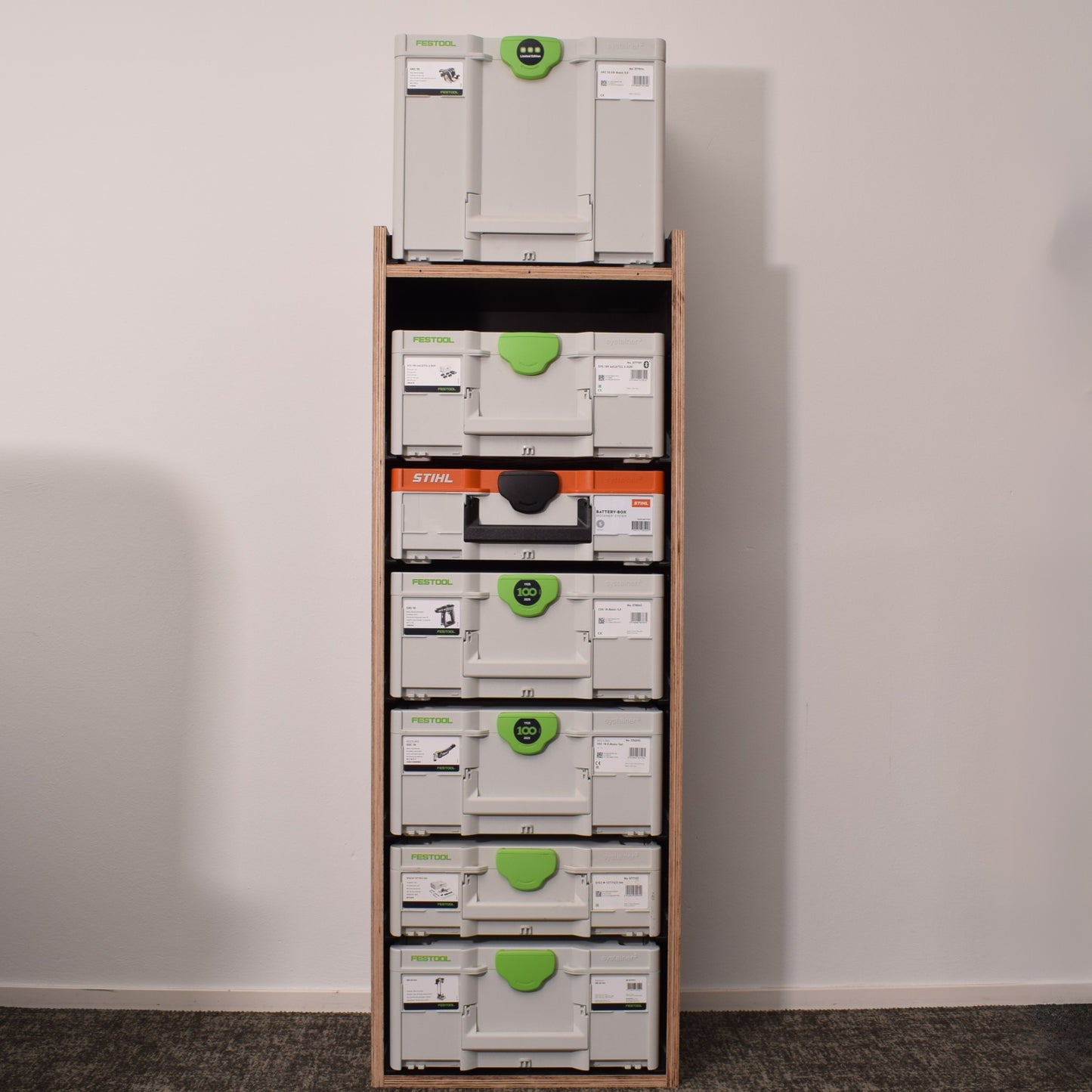 Bedrijfswagenkast geschikt voor Systainers