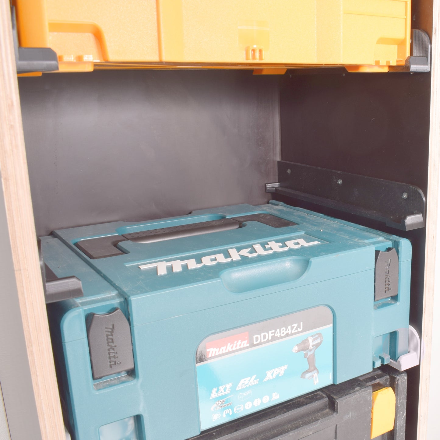 Rails geschikt voor Festool, Makita, Hikoki, Mirka systainers